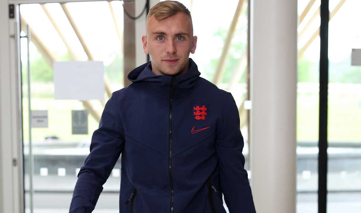 Jarrod Bowen arrives for England duty