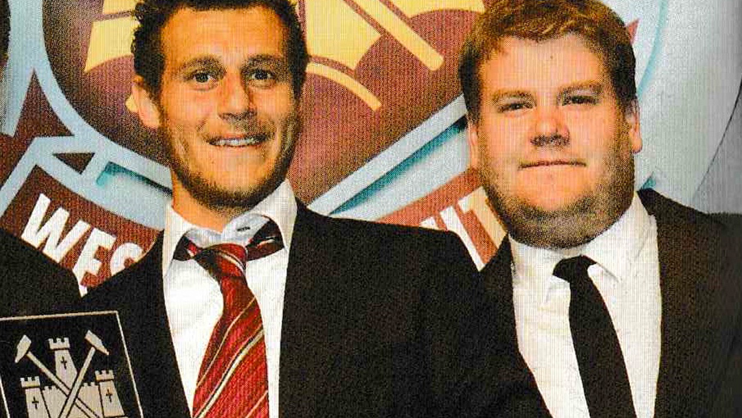 Alessandro Diamanti and James Corden