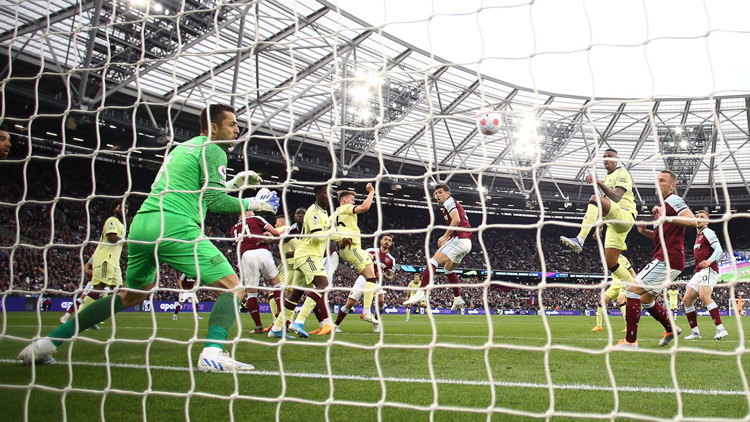 Rob Holding's header put Arsenal in front