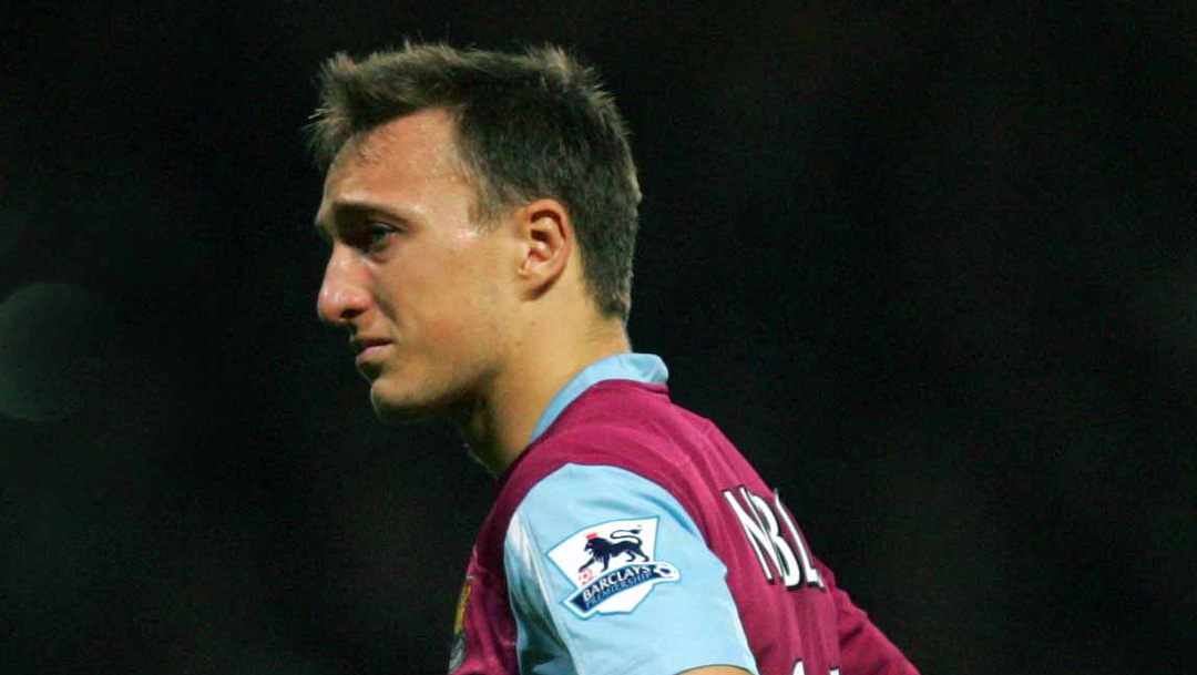 Mark Noble cried after West Ham's 4-3 defeat by Tottenham in March 2007