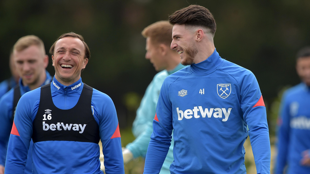 Mark Noble and Declan Rice