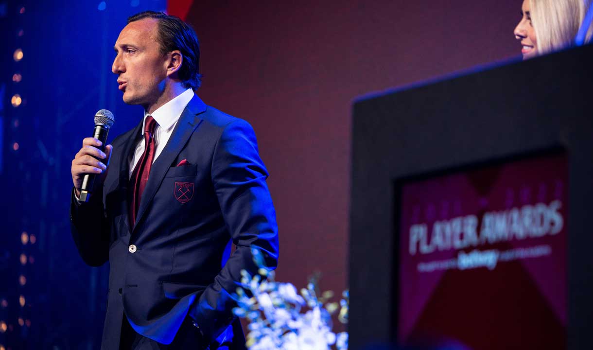 Mark Noble at the Player Awards