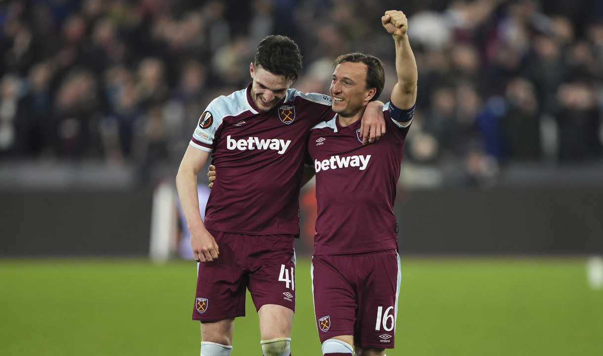 Declan Rice and Mark Noble