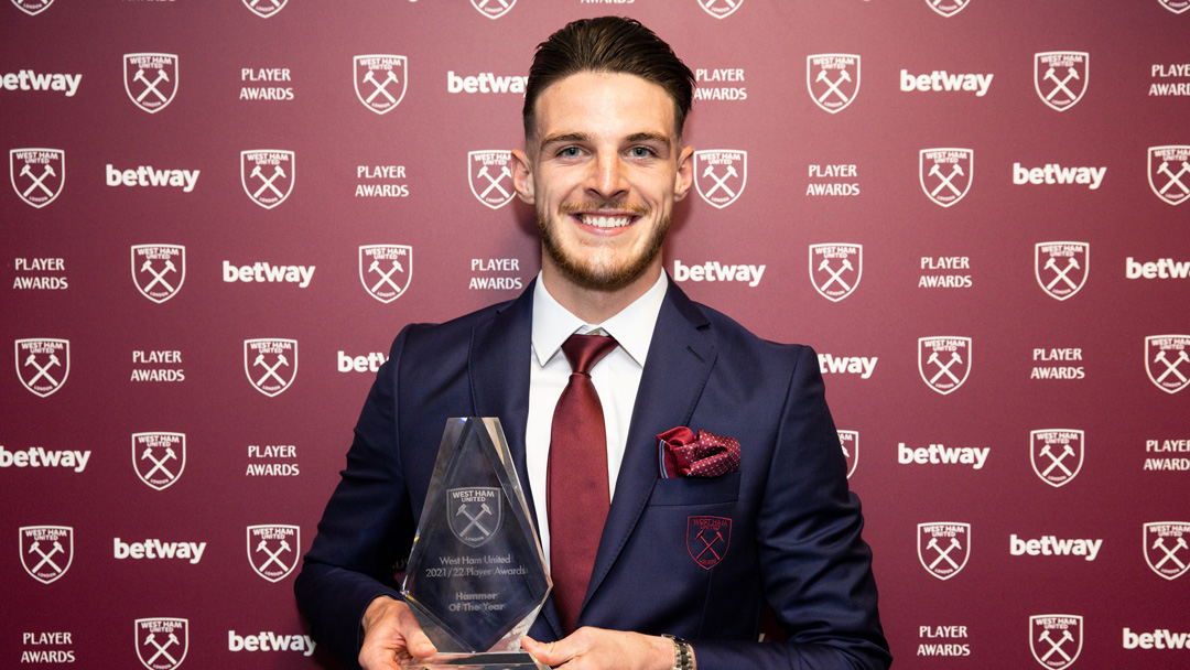 Declan Rice named 2021/22 Hammer of the Year