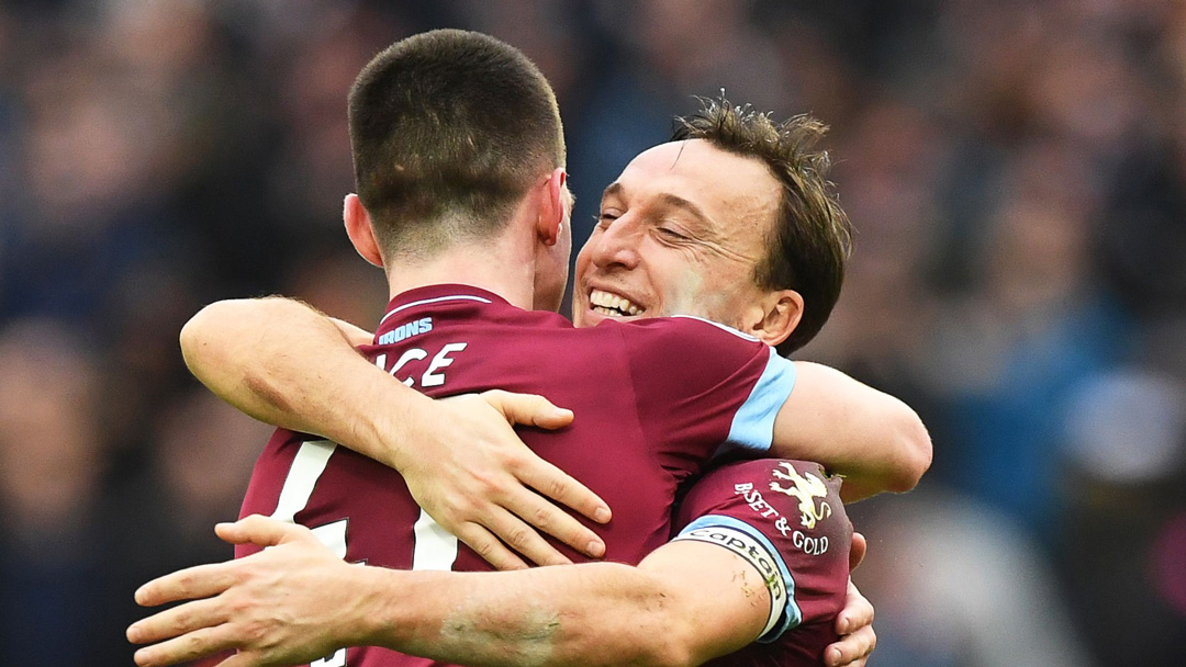 Declan Rice and Mark Noble