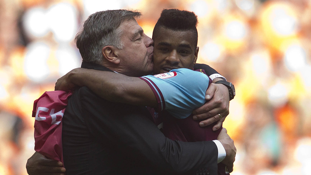 Sam Allardyce and Ricardo Vaz Te