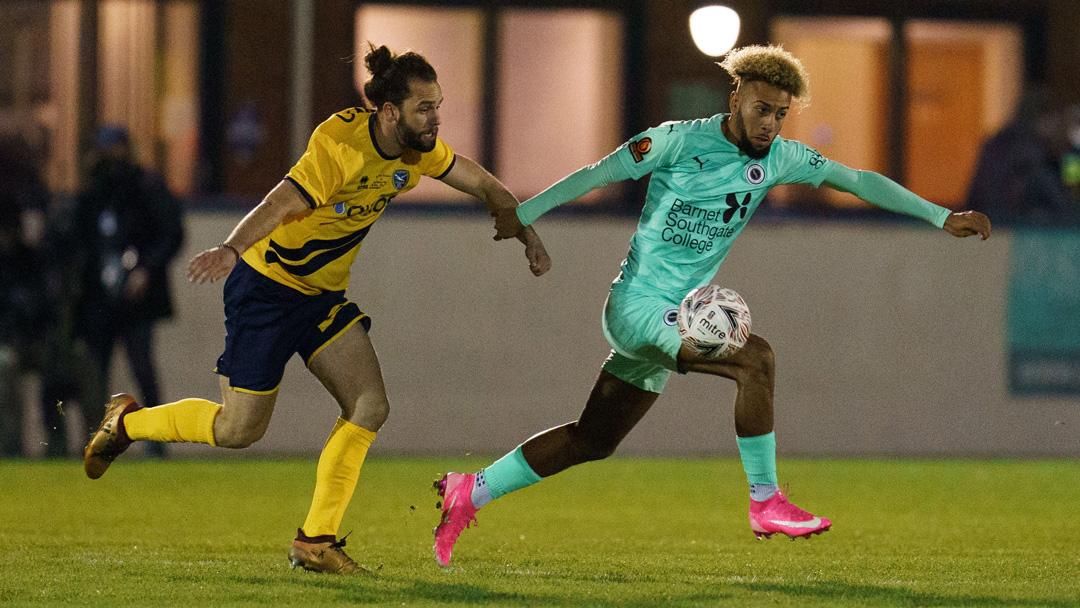 Sorba Thomas in action for Borehamwood