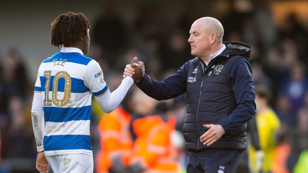 Eberechi Eze and Mark Warburton