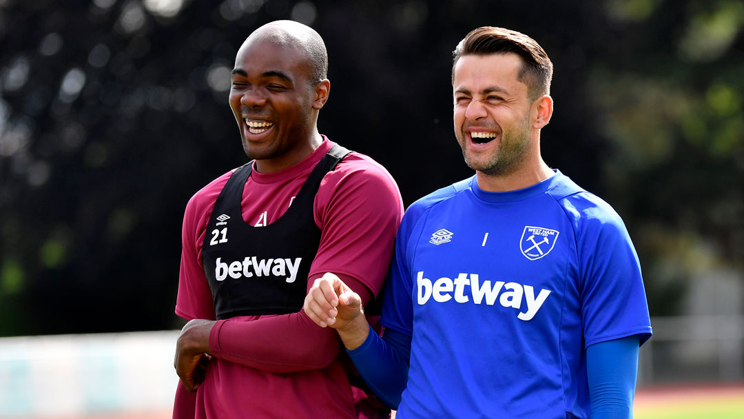 Angelo Ogbonna and Lukasz Fabianski