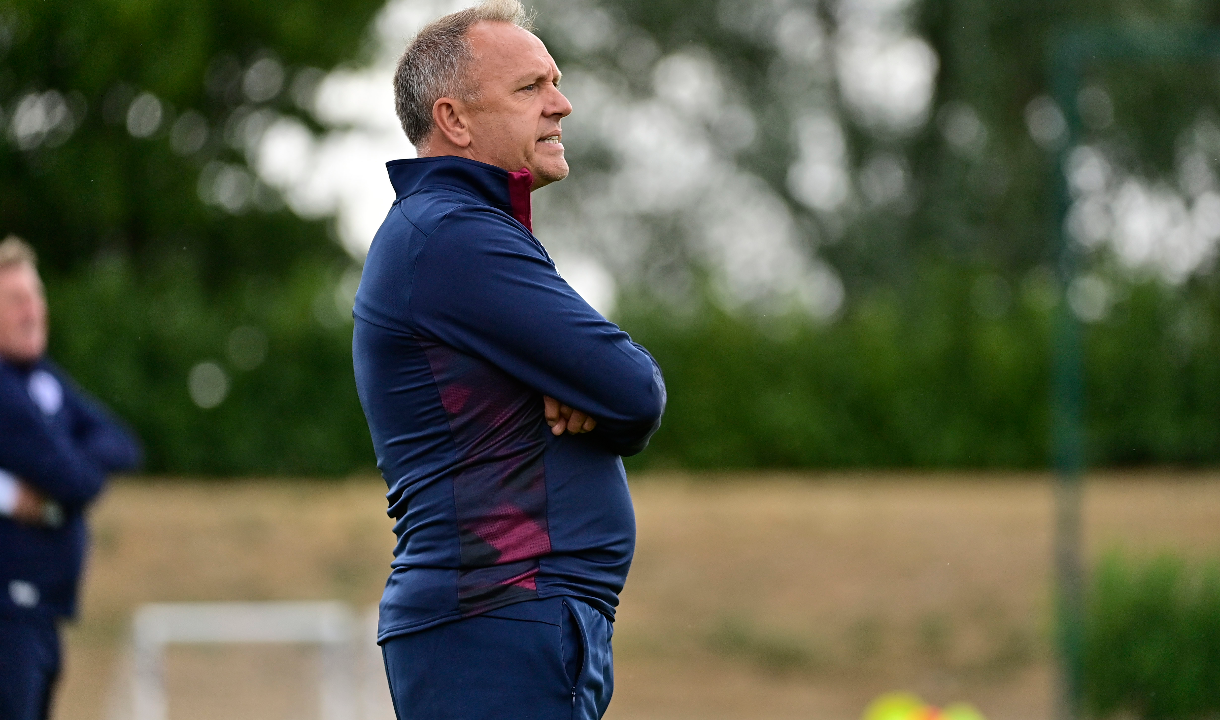 Mark Robson watches West Ham United U21s in action