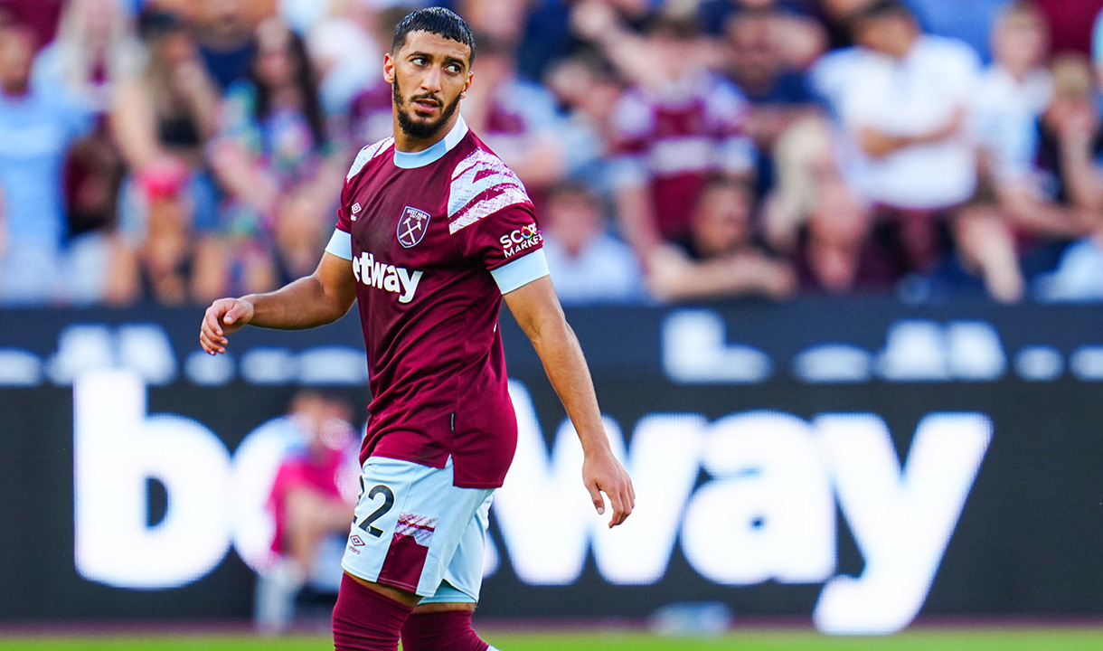 Said Benrahma in action for West Ham United