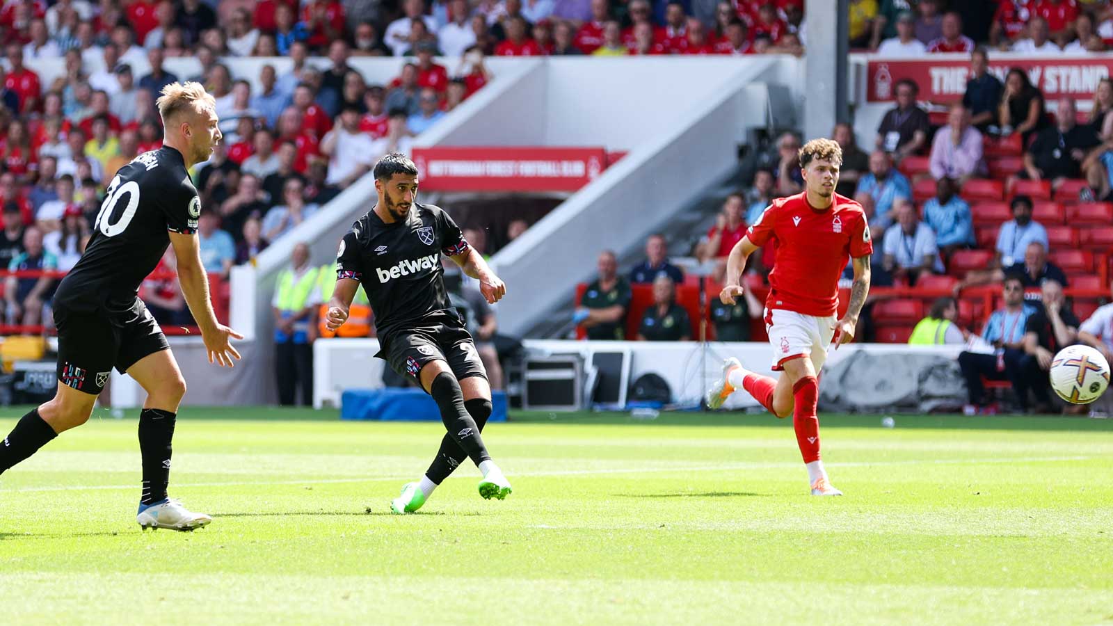 Saïd Benrahma has a goal disallowed against Nottingham Forest