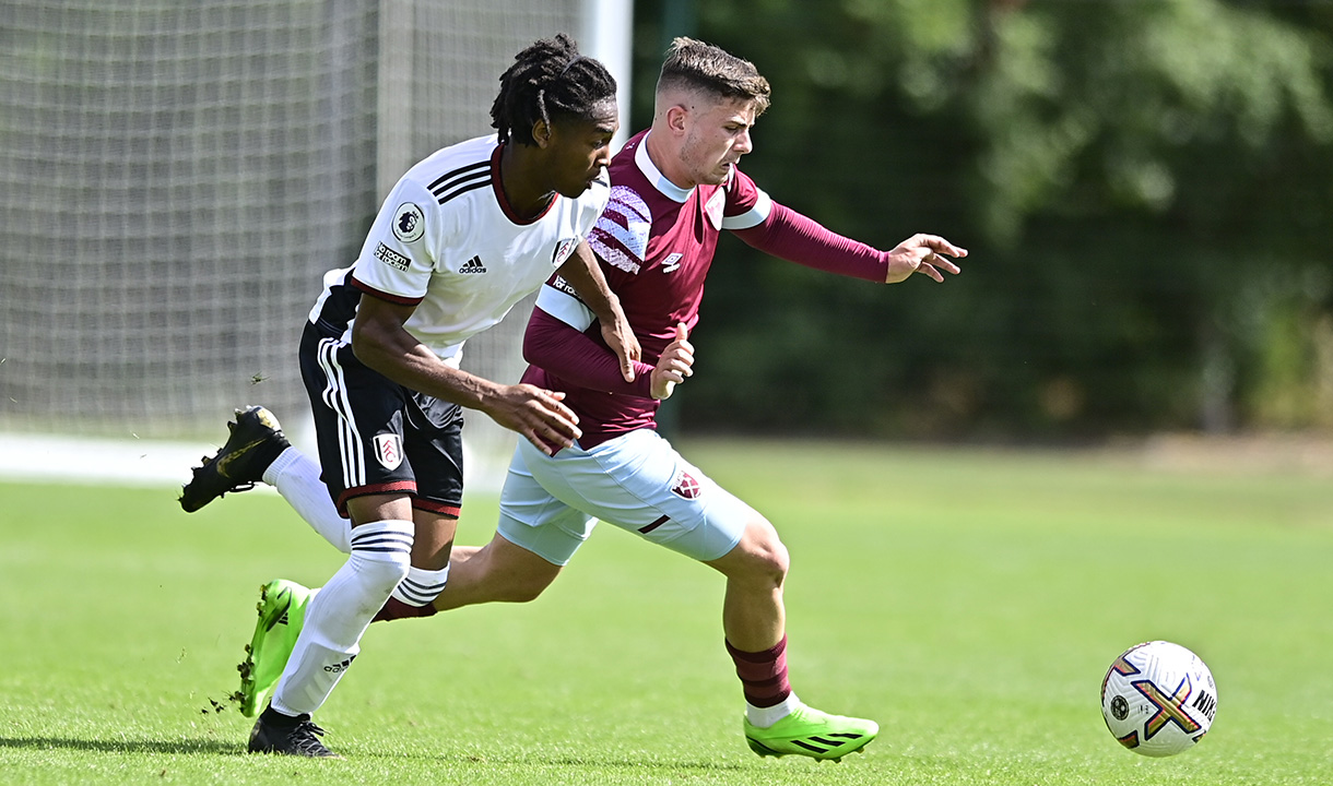 Dan Chesters in action against Fulham U21s