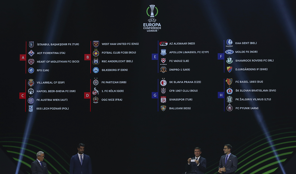 the draw for the UEFA Europa Conference League
