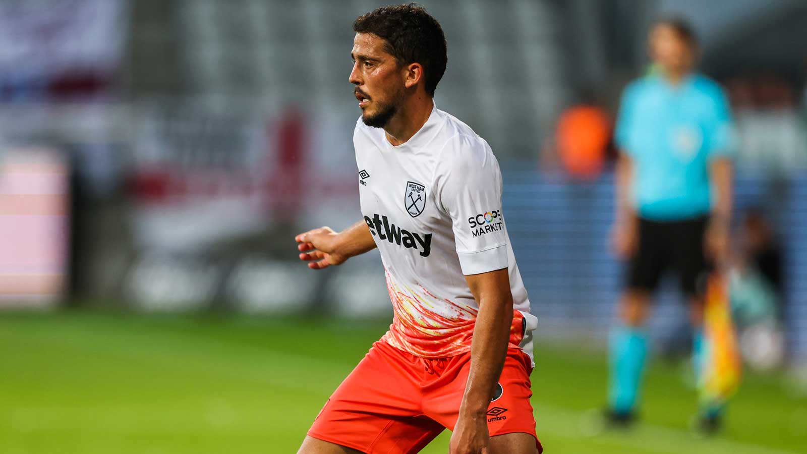 Pablo Fornals in action against Viborg