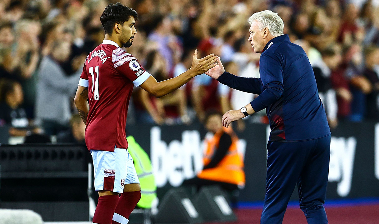 David Moyes & Lucas Paqueta