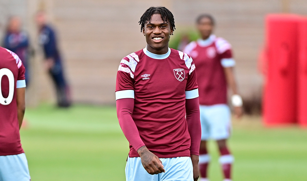 Thierry Nevers of West Ham United U21s