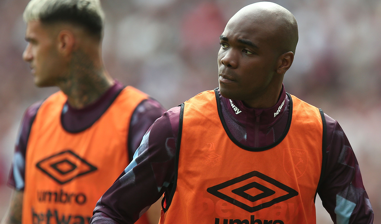 Angelo Ogbonna trains with West Ham United