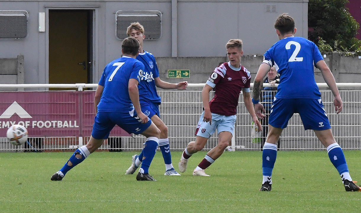 Regan Clayton versus Everton U21s