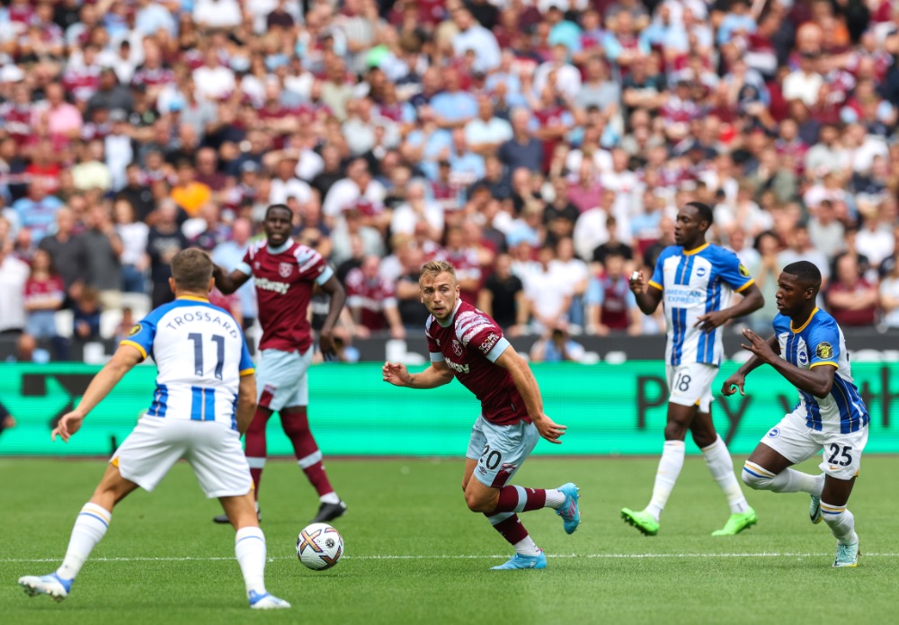 Match action against Brighton