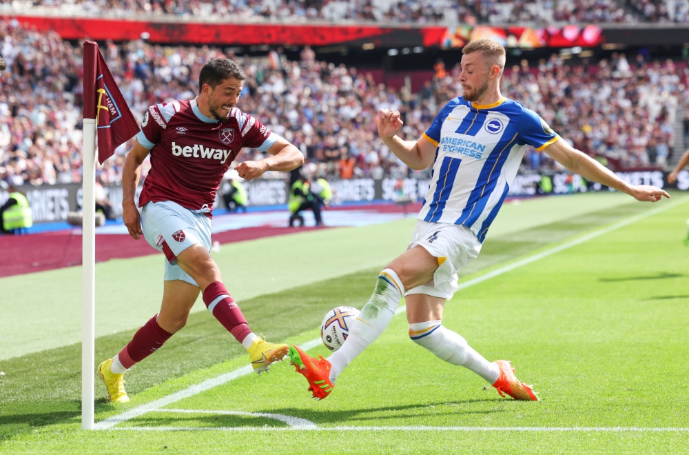 Pablo Fornals in action against Brighton