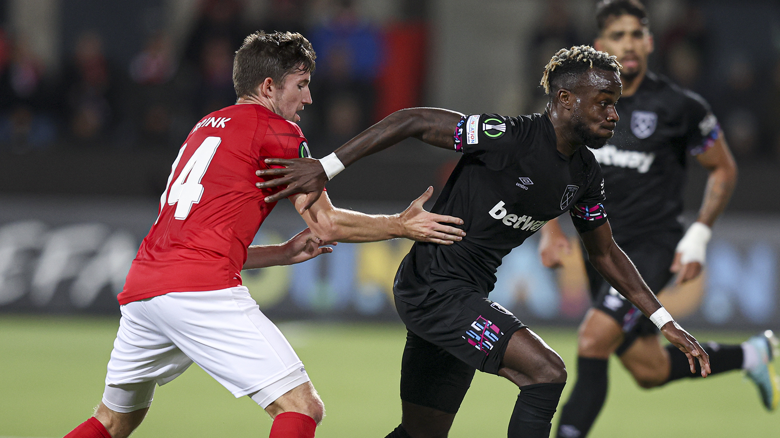 Maxwel Cornet against Silkeborg 