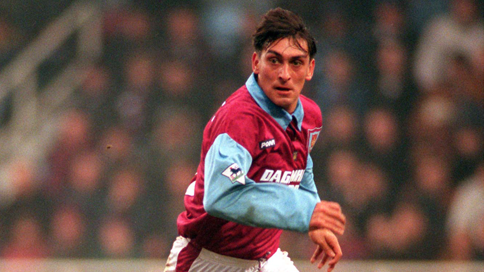 Ilie Dumitrescu in action for West Ham