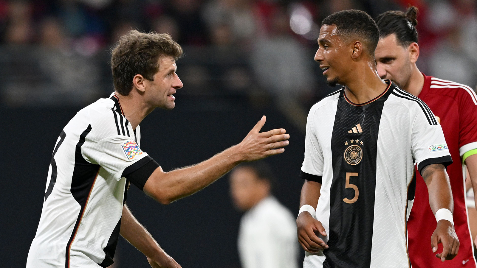 Kehrer in action for Germany