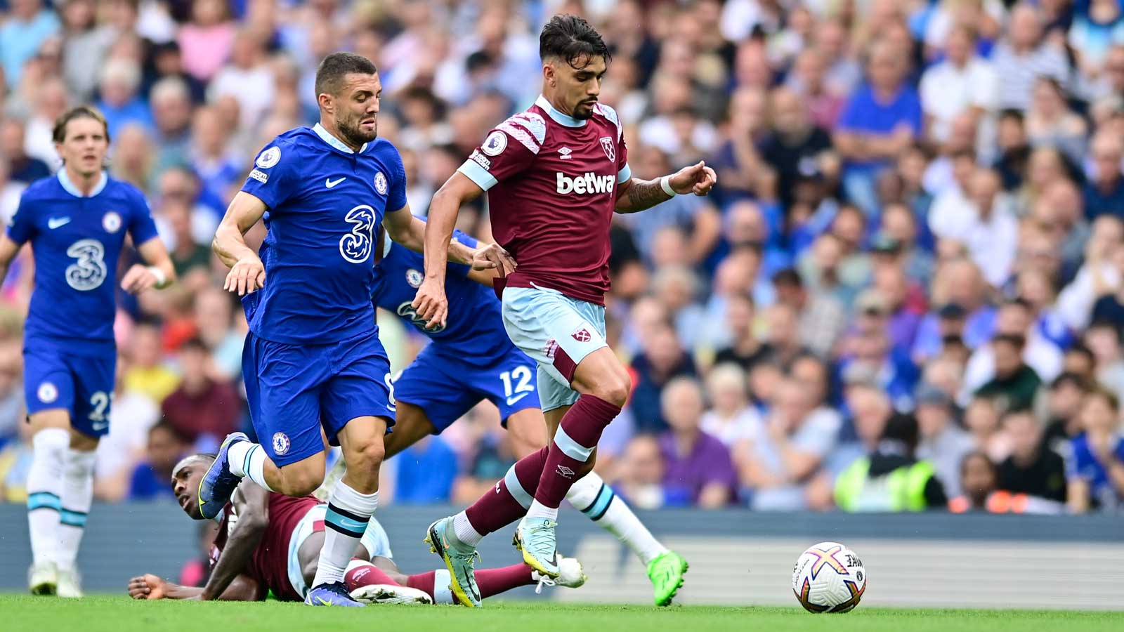 Lucas Paquetá in action at Chelsea