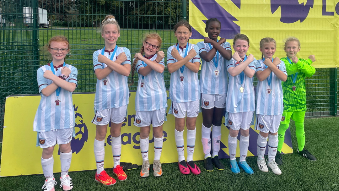 Lee Chapel Primary School players at Premier League Primary Stars tournament