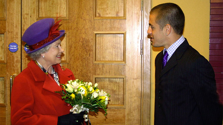 The Queen and Joe Cole