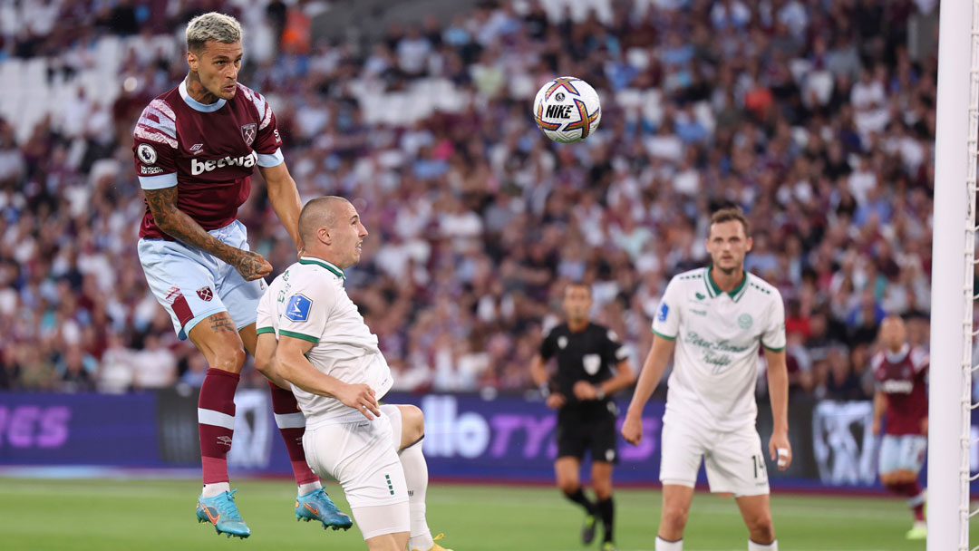 Gianluca Scamacca scores at Viborg