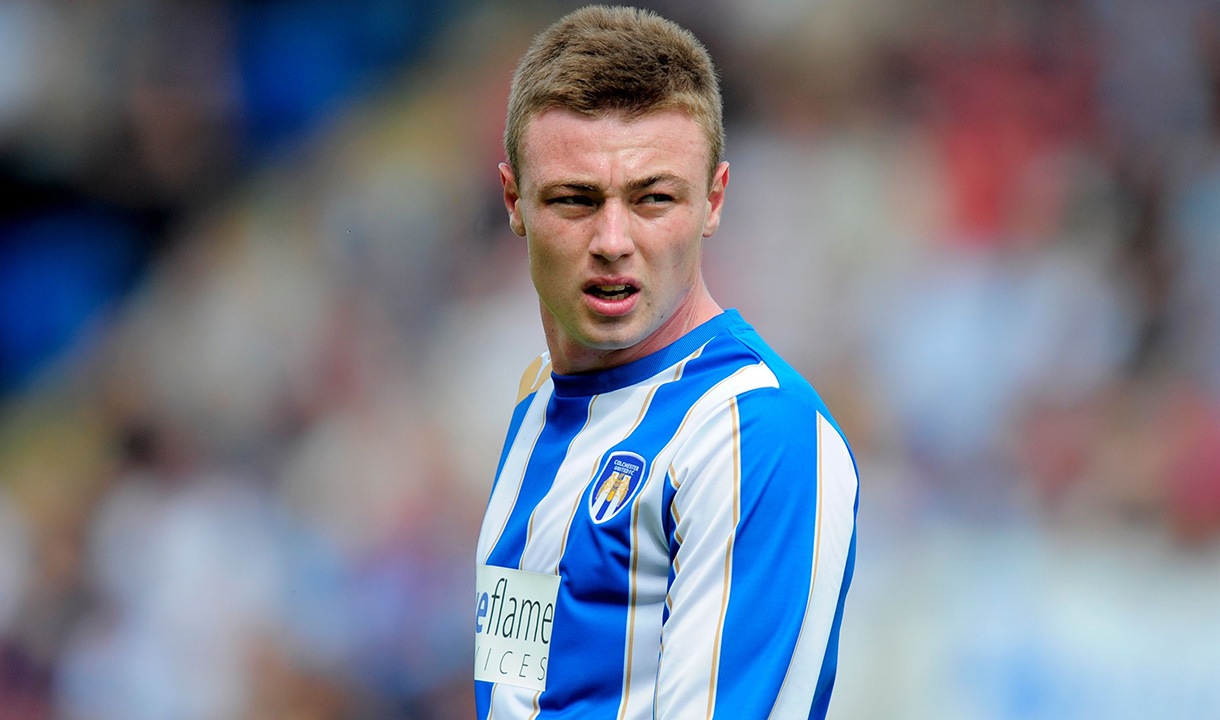 Freddie Sears in action for Colchester United