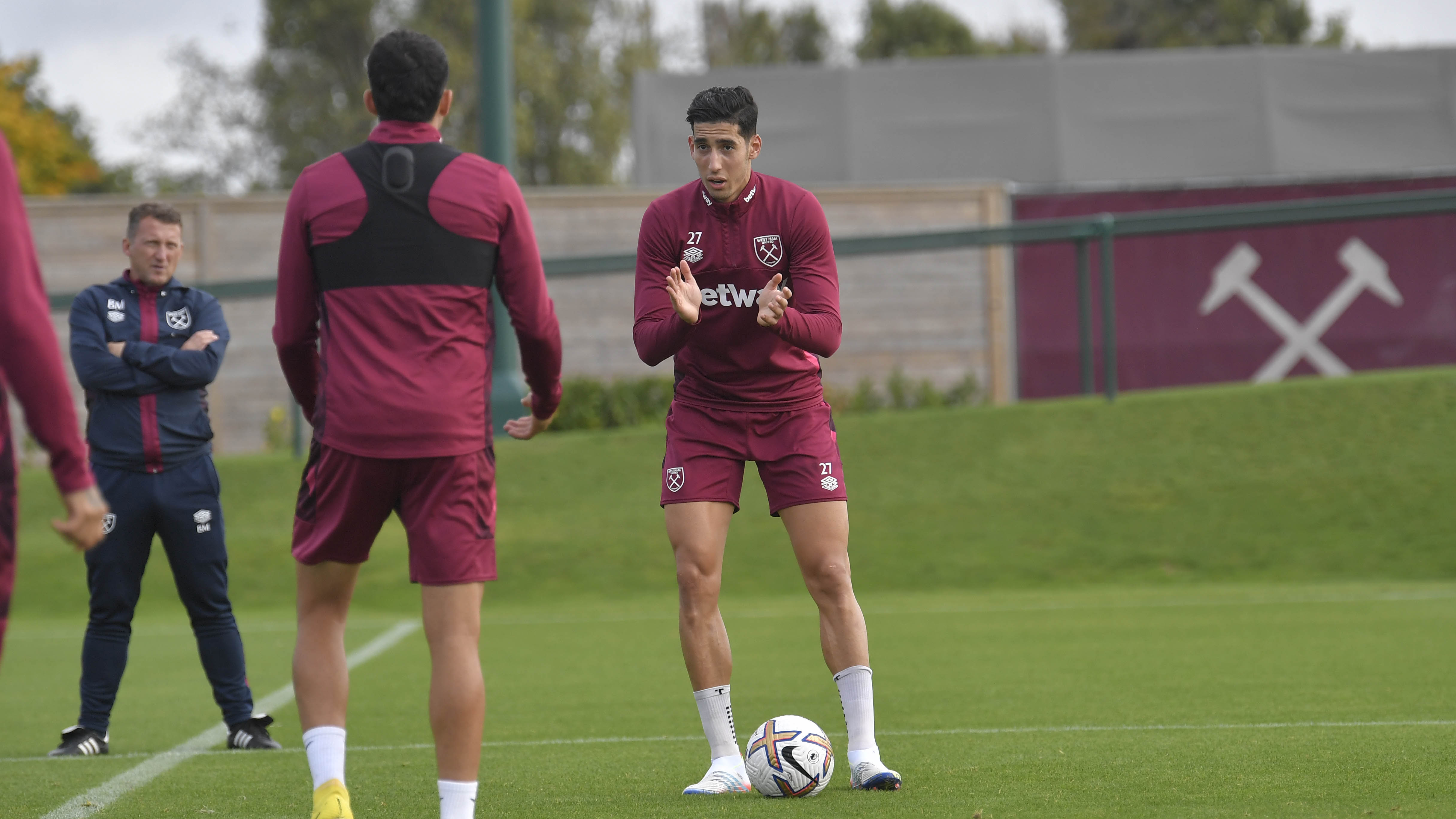Nayef Aguerd in training 