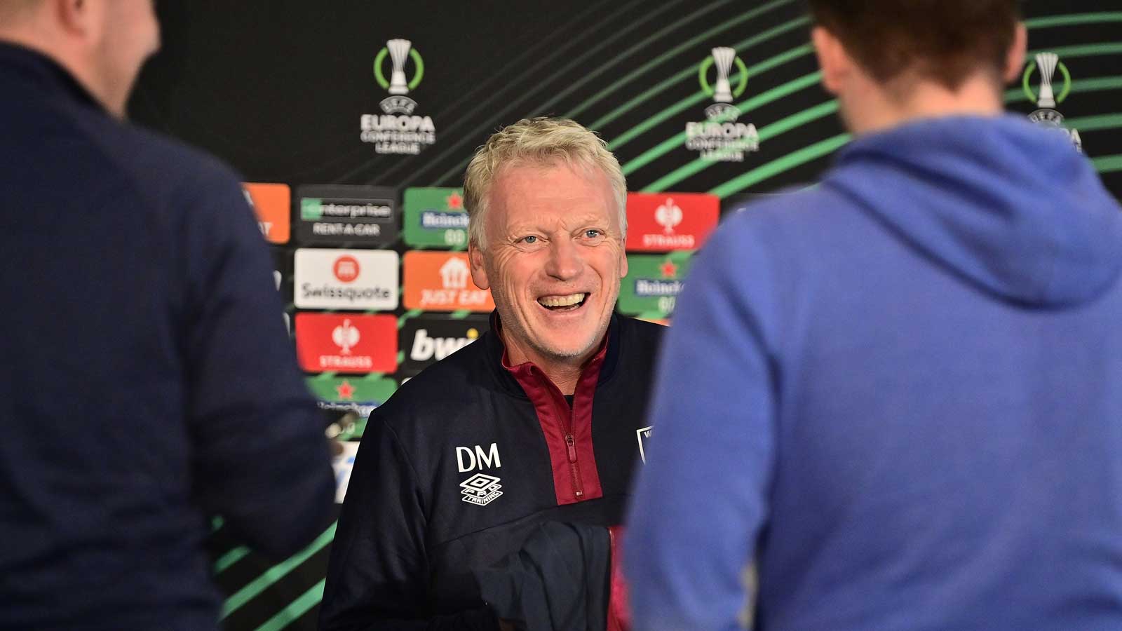 David Moyes at a pre-match press conference