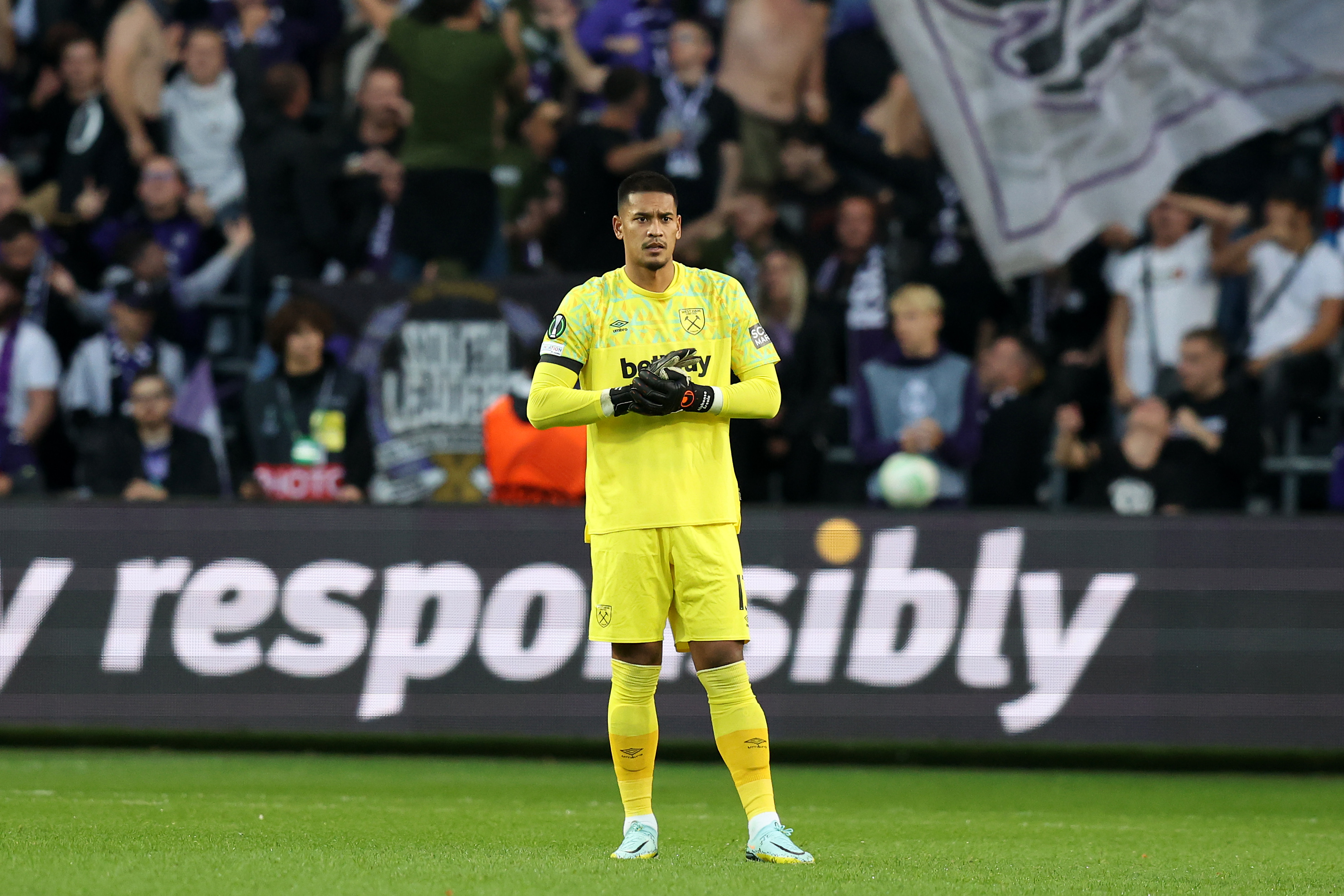 Alphonse Areola in action at Anderlecht