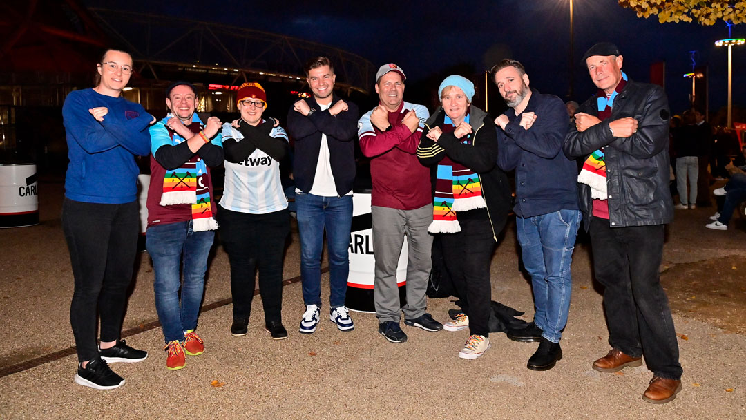 Pride of Irons met West Ham fan and Capital FM presenter Sonny Jay ahead of the Anderlecht game