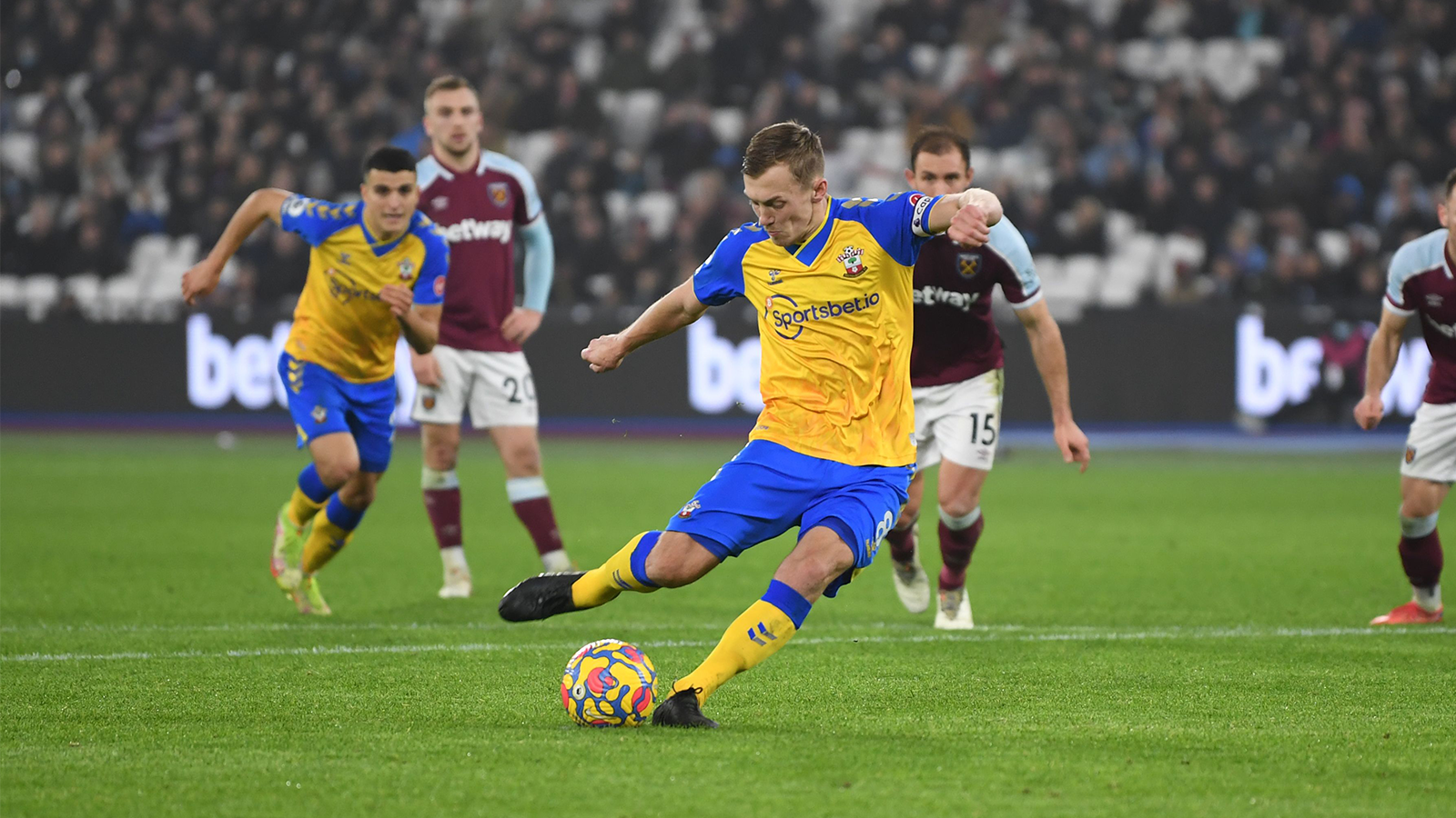 James Ward-Prowse against West Ham