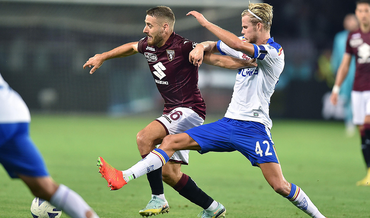 Nikola Vlasic in action for Torino