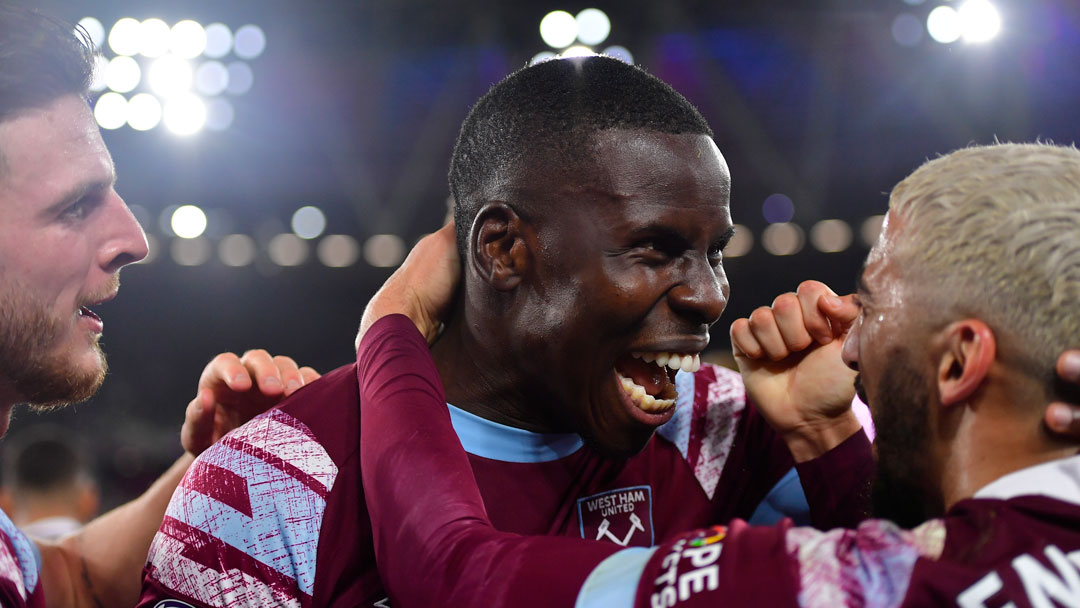 Zouma celebrates