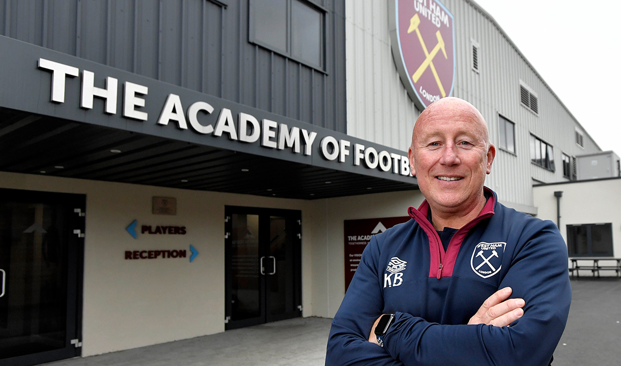 Kenny Brown at the Academy of Football