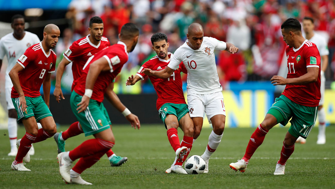 Joao Mario in action at the 2018 World Cup finals