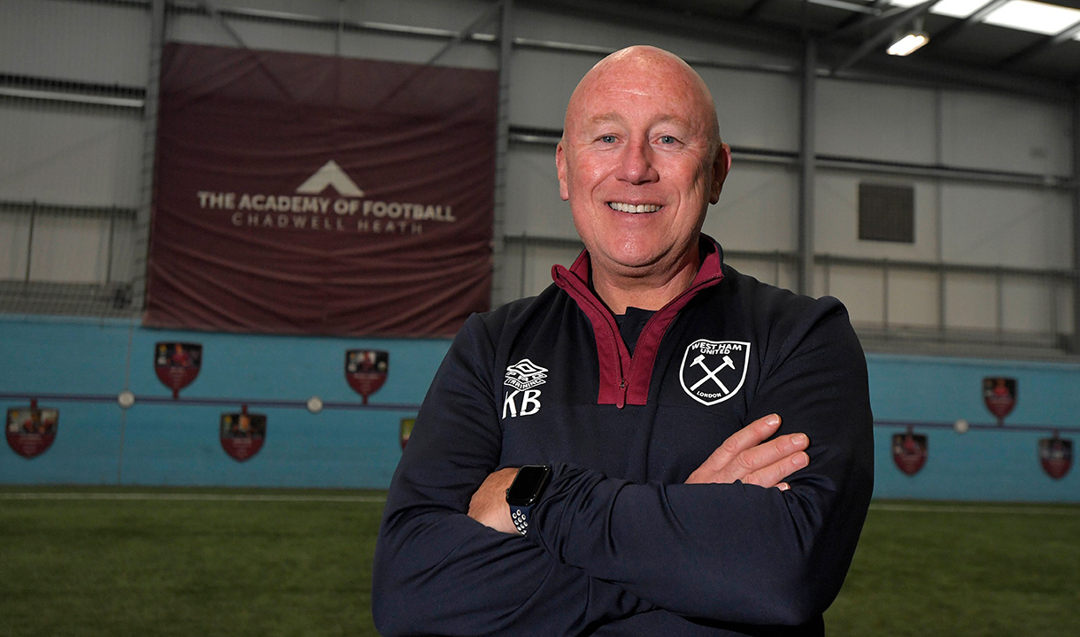 Kenny Brown at the West Ham United Academy