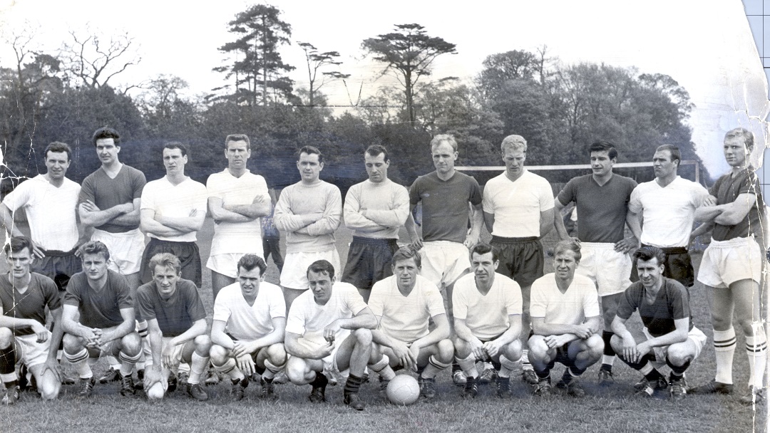 Bobby Moore (far right) with England's 1962 World Cup squad