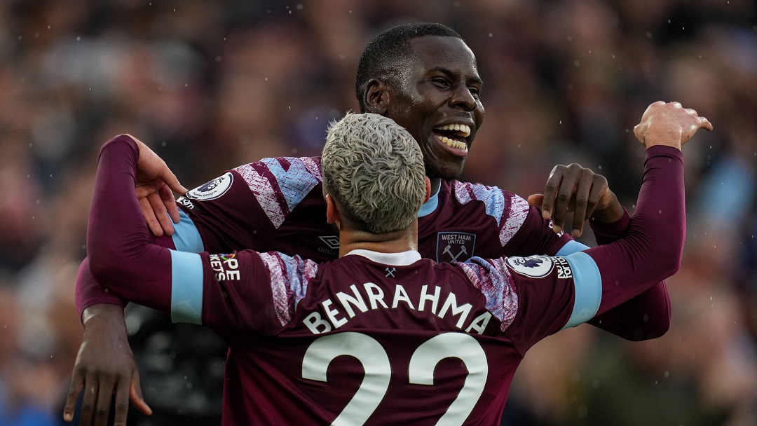 Kurt Zouma celebrates