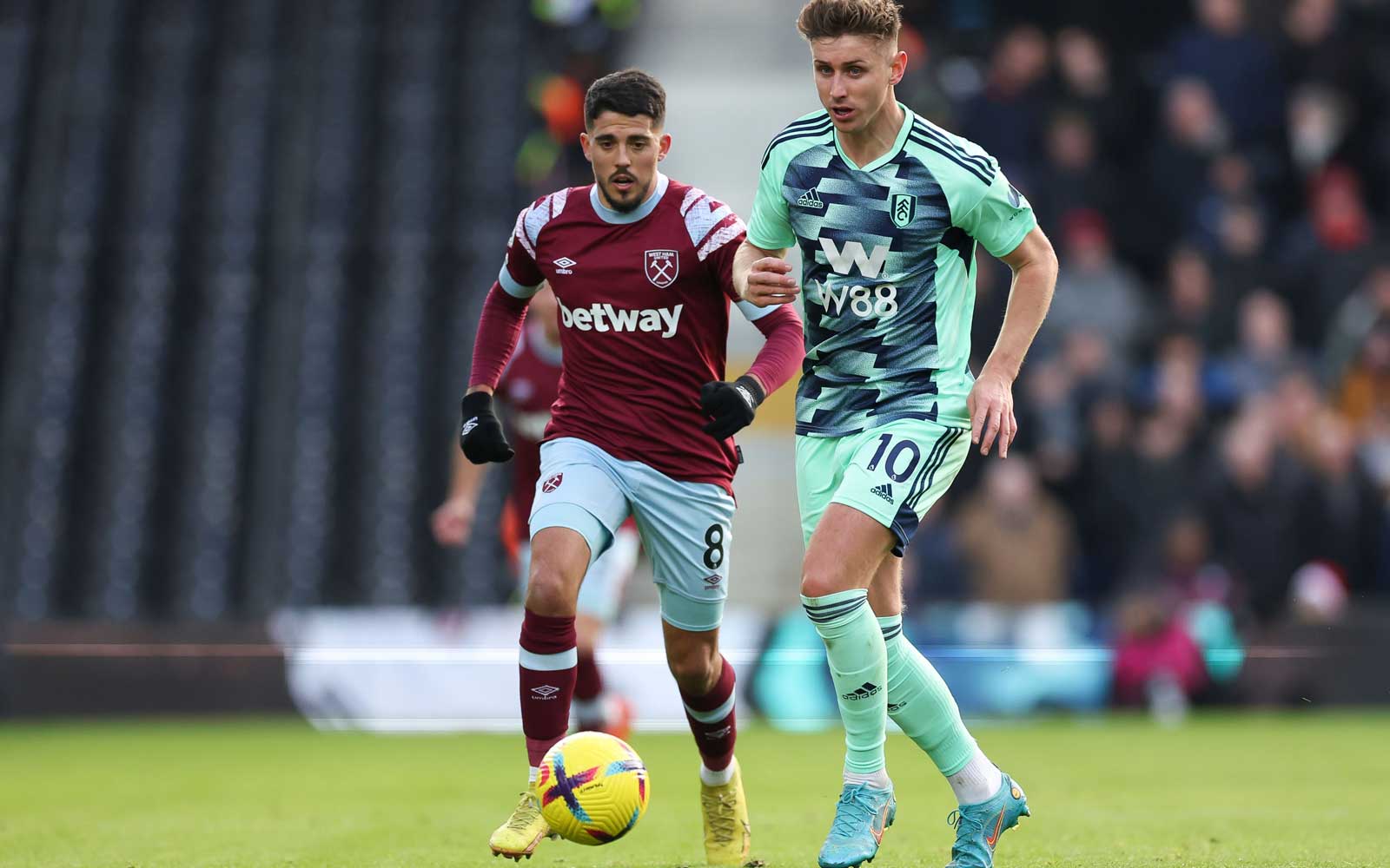 Pablo Fornals in action at Fulham