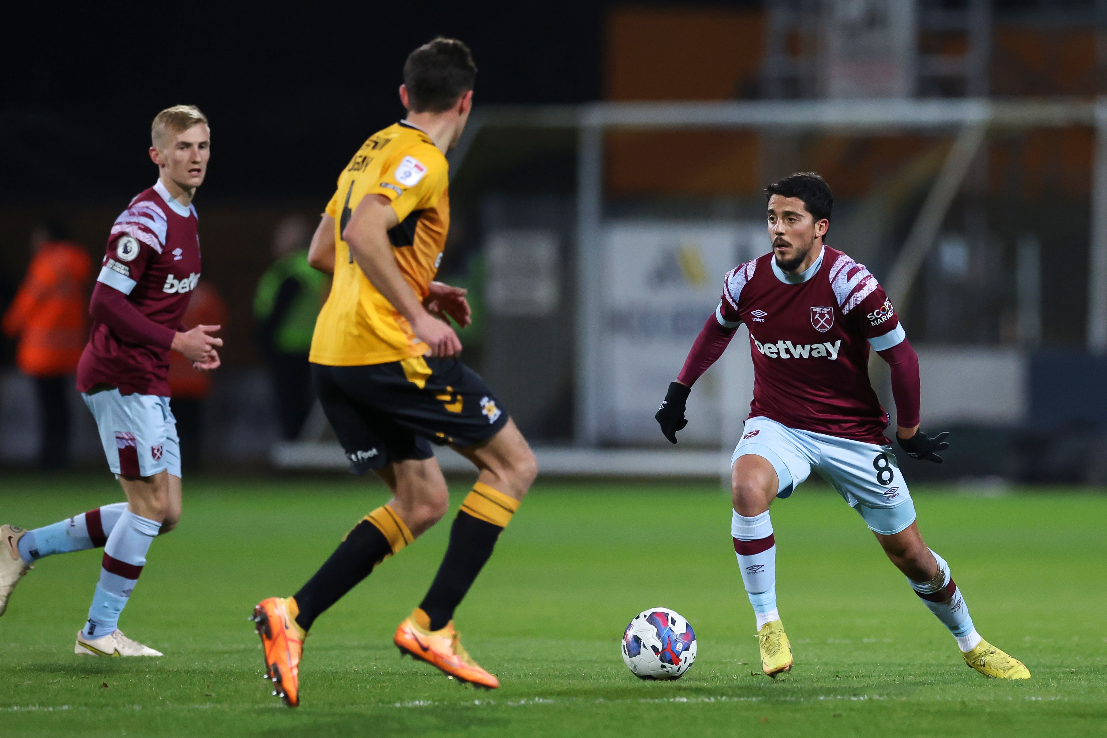 Pablo Fornals in action at Cambridge