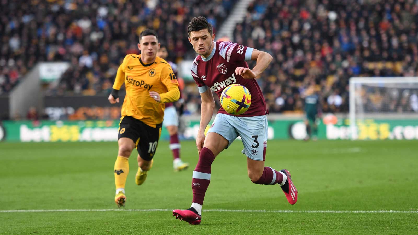 Aaron Cresswell in action at Wolves