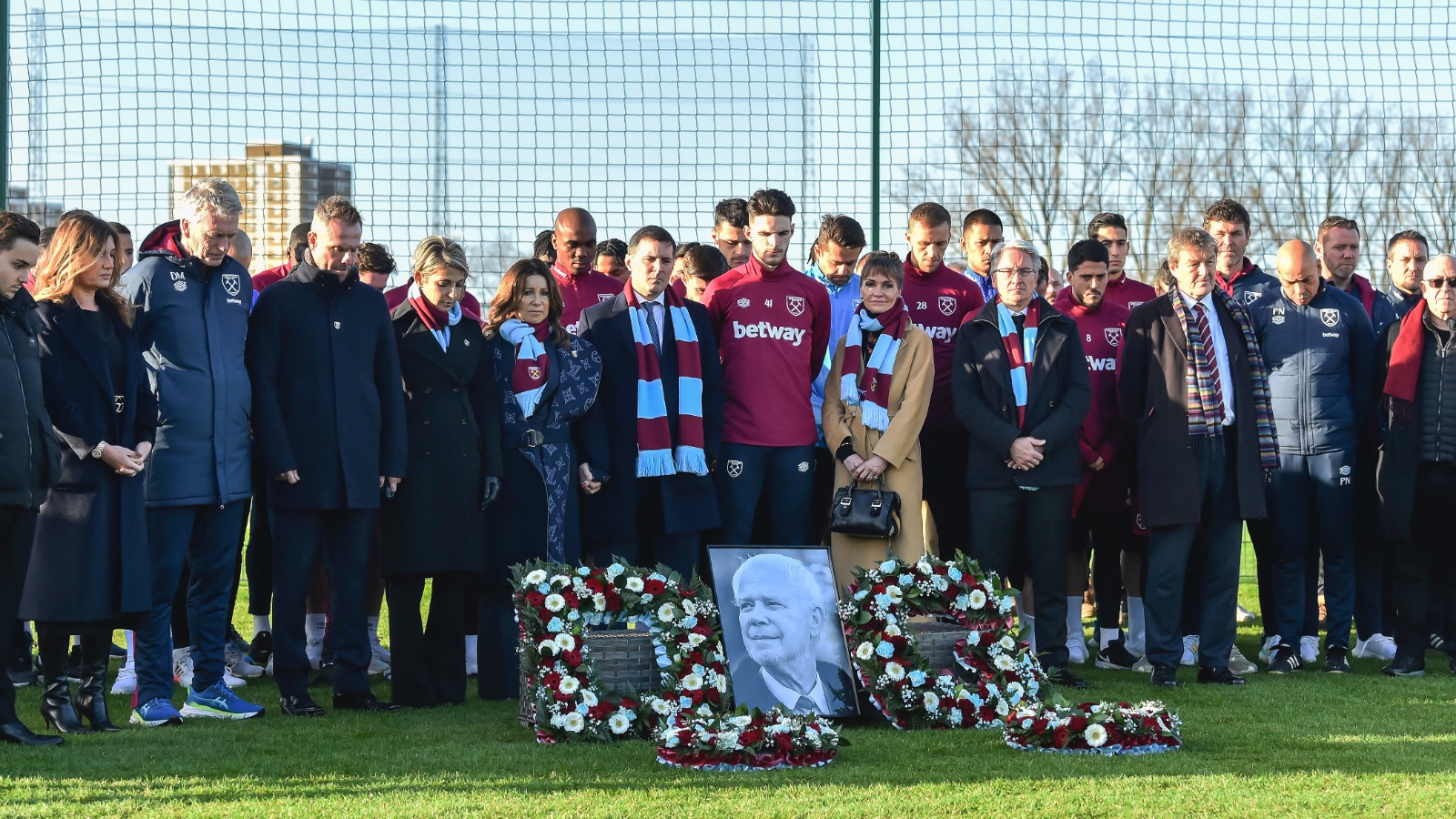 West Ham United pay tribute to David Gold