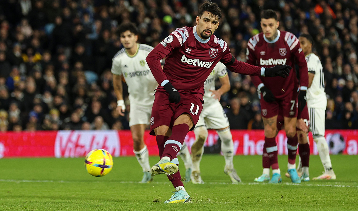 Lucas Paqueta scores his first goal for West Ham United
